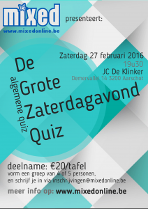 De Grote Zaterdagavond Quiz @ Aarschot | Vlaanderen | België